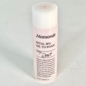 Mamonde Rose Petal Spa Oil to Foam Cleanser Face Wash Travel .84 fl oz 25ml New